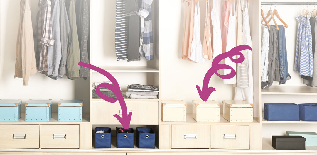 Foot Petals Blog: Tips to Organize Your Miscellaneous Closet Items