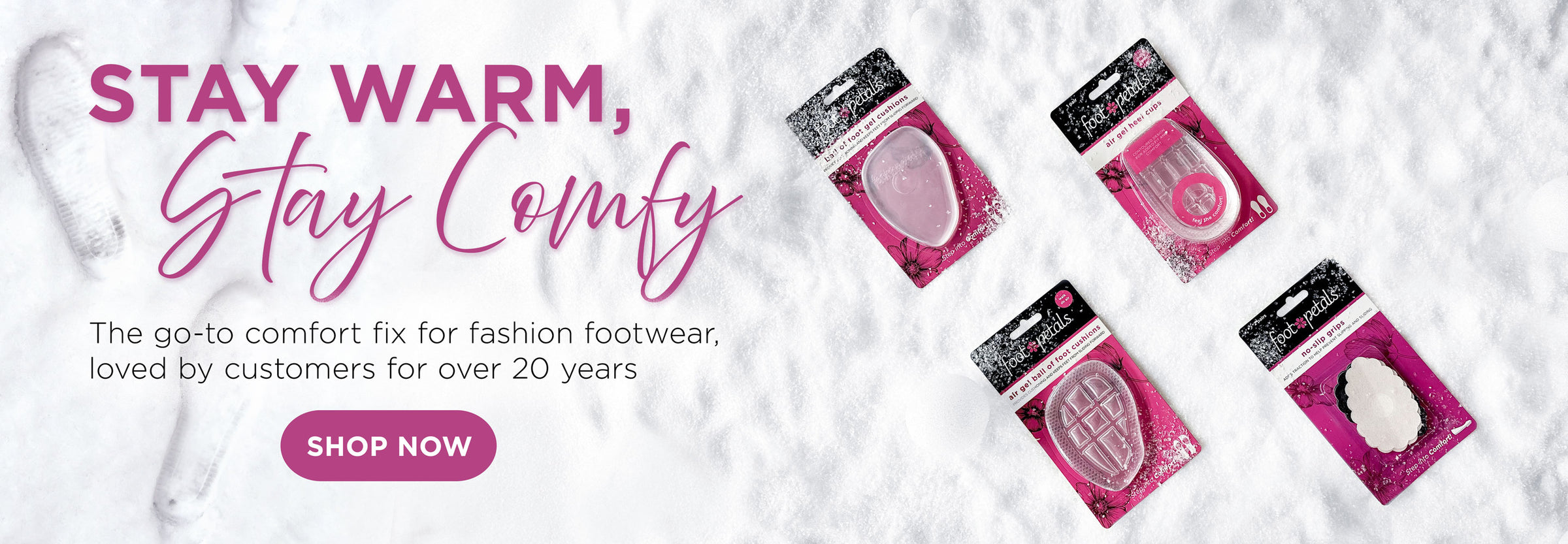 Stay warm, stay comfy. The go-to comfort fix for fashion footwear, loved by customers for over 20 years. Shop Now.