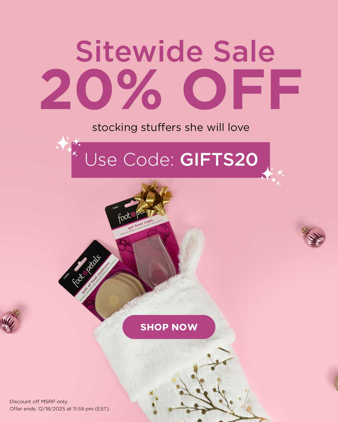 Sitewide Sale: 20% Off Stocking Stuffers She Will Love. Use Code: GIFTS20 at checkout. Shop Now. Discount off MSRP only. Offer ends: 12-18-25 at 11:59PM EST.