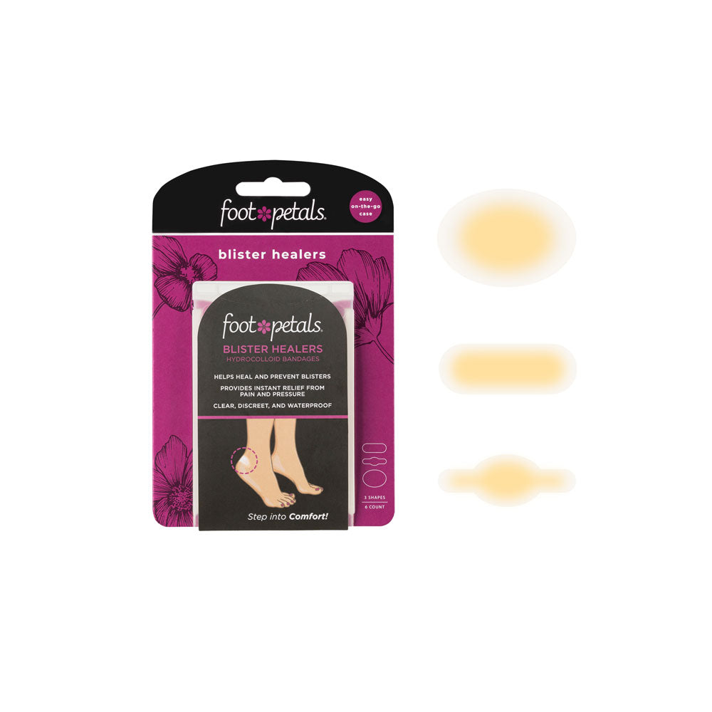 Blister Healers in pink packaging, help heal and prevent blisters, blister healing bandages