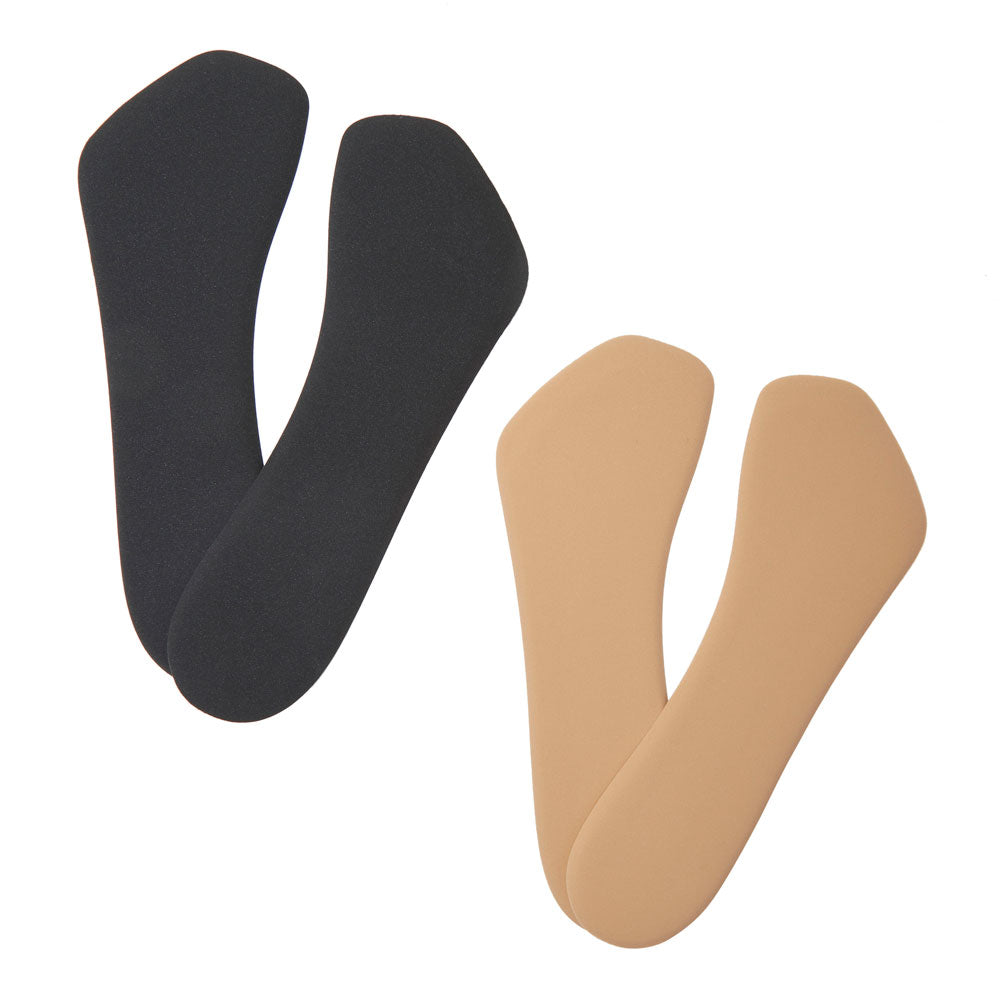 foot petals 3/4 insert cushions for discreet wear in shoes #color_assorted-2-pairs