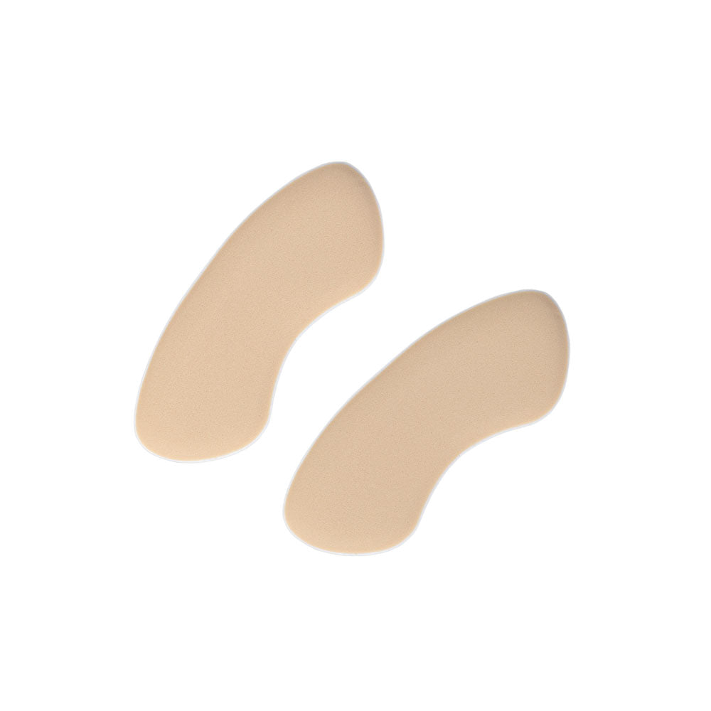 Foot Petals khaki back of heel cushions, 1 pair, prevents slipping and rubbing #color_khaki